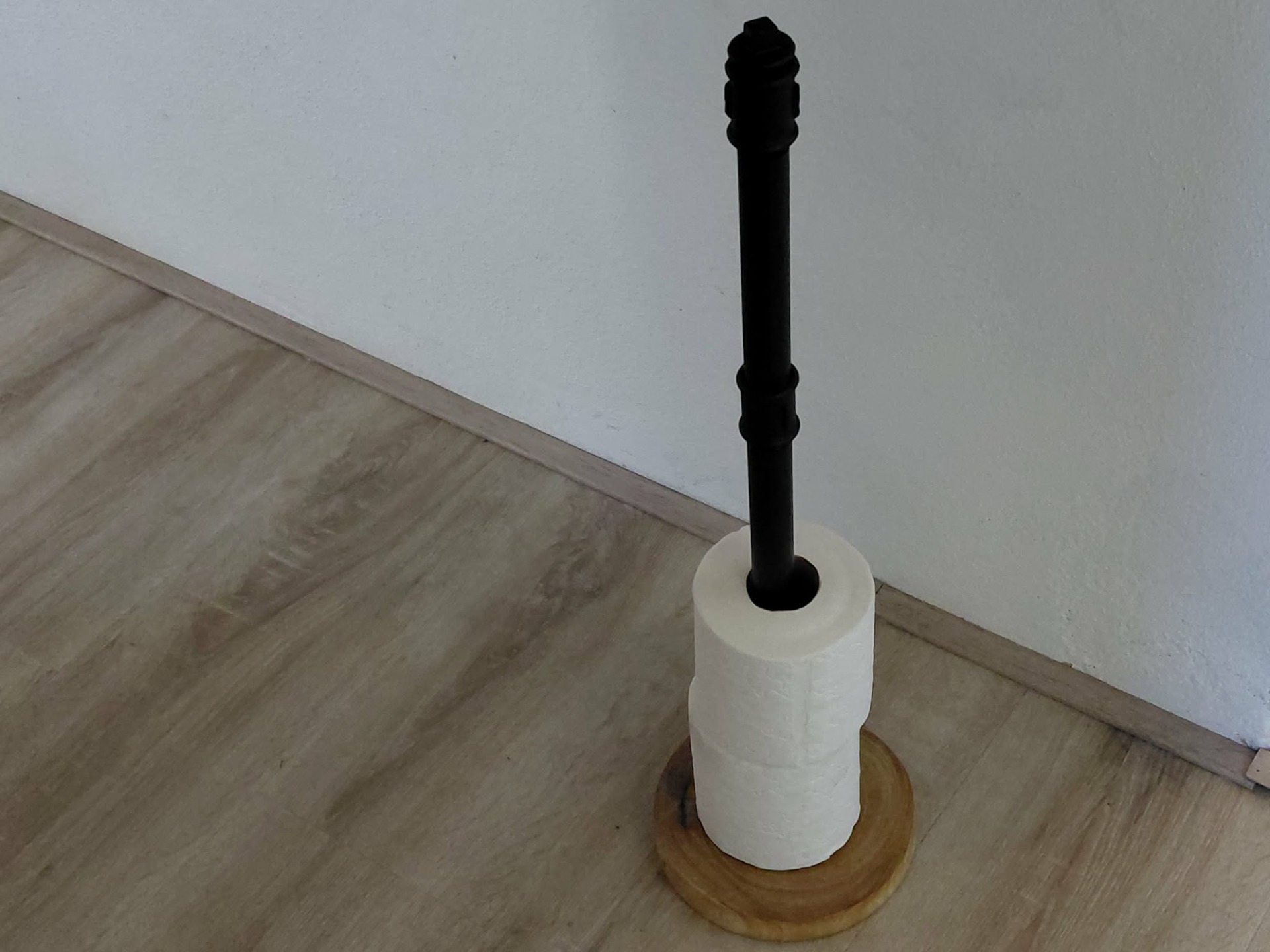 WCrollen houder in steampipe