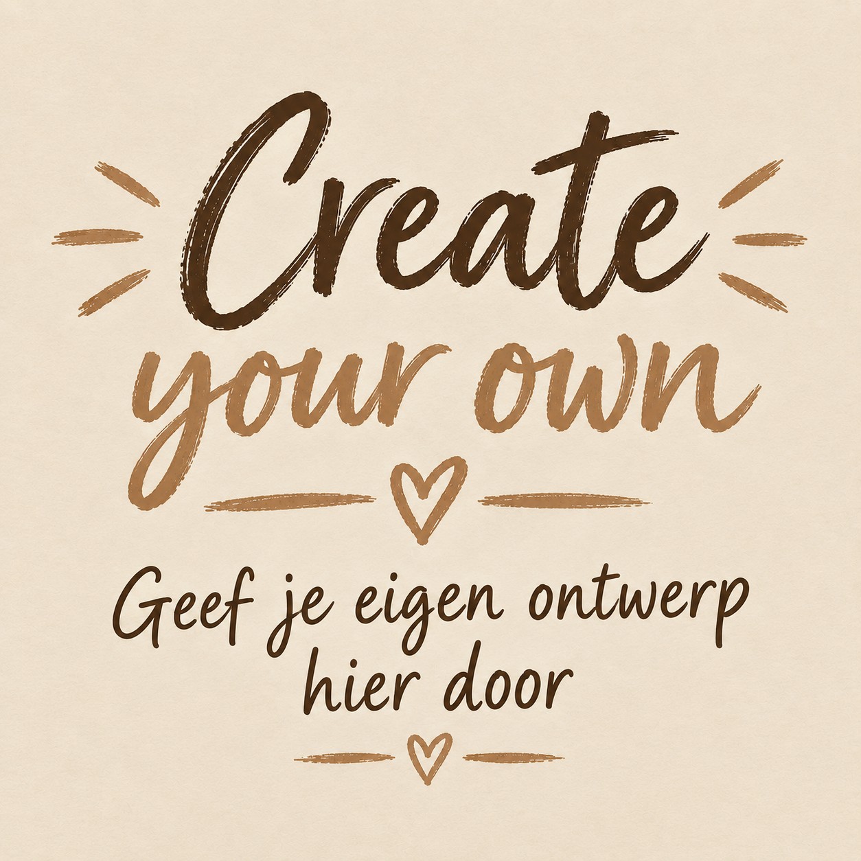 Eigen ontwerp